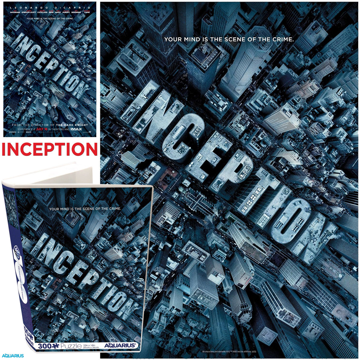 Quebra-Cabeça Vuzzle A Origem (Inception) de Christopher Nolan em Caixa de VHS