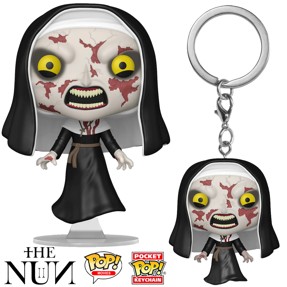 Boneca Pop! e Chaveiro Pocket Pop! A Freira 2 (The Nun 2)