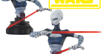 Asajj Ventress em Star Wars: Clone Wars – Mini-Busto 1:7 Gentle Giant