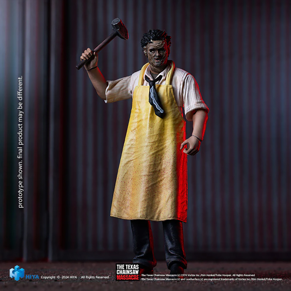 Action Figures LeatherFace “Exquisite Mini” O Massacre da Serra Elétrica 1974