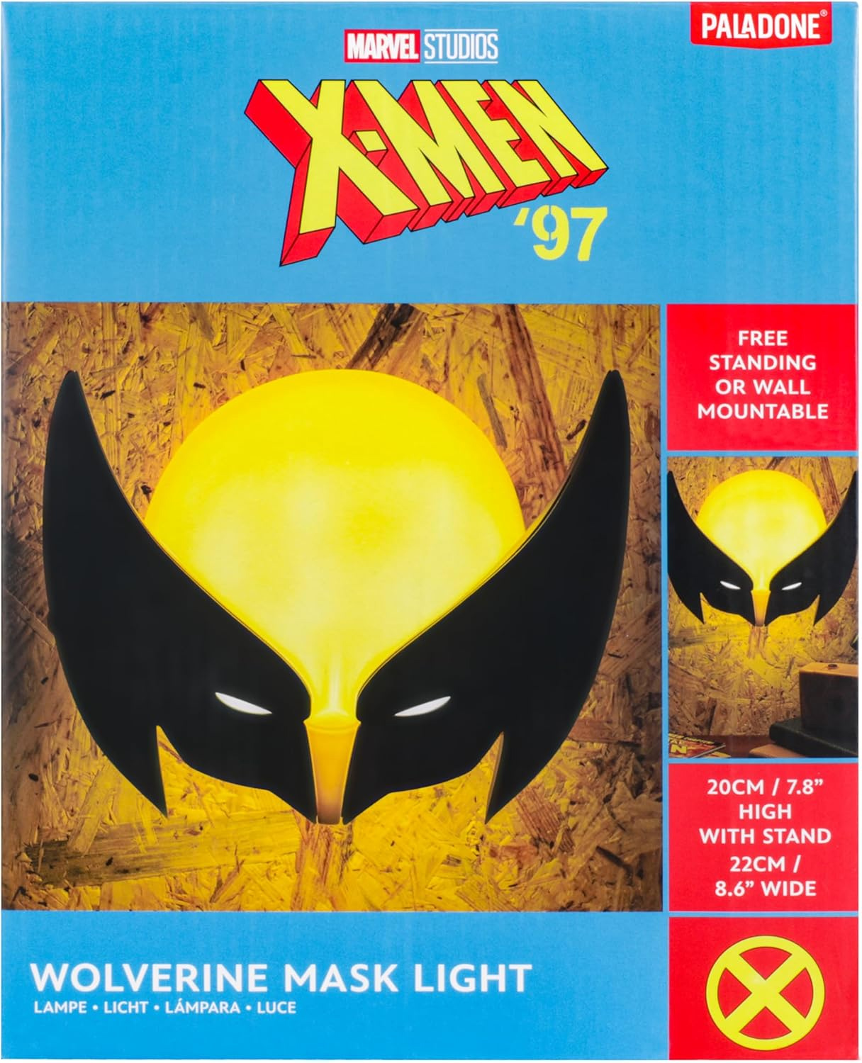 Wolverine Mask Lamp (X-Men '97)