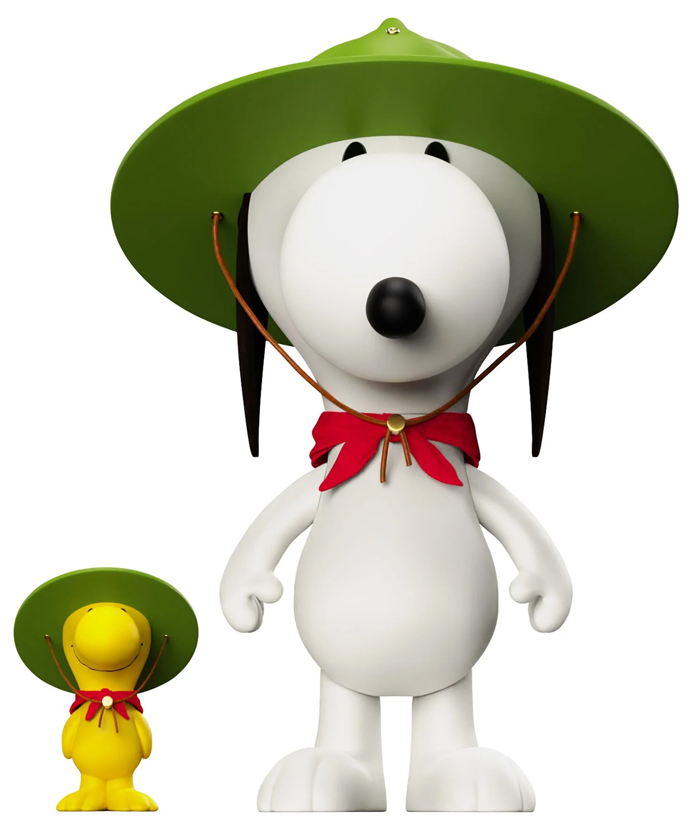 Bonecos Gigantes Peanuts SuperSize: Snoopy Beagle Scout e Woodstock