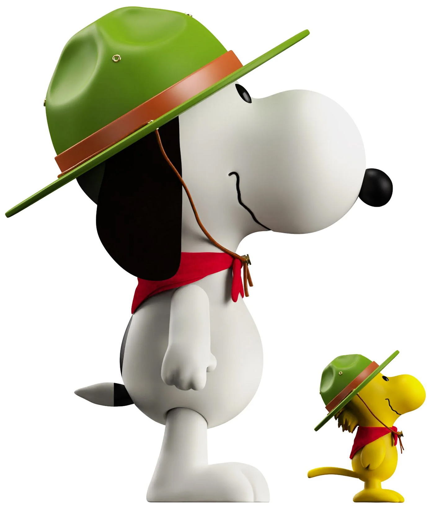 Bonecos Gigantes Peanuts SuperSize: Snoopy Beagle Scout e Woodstock