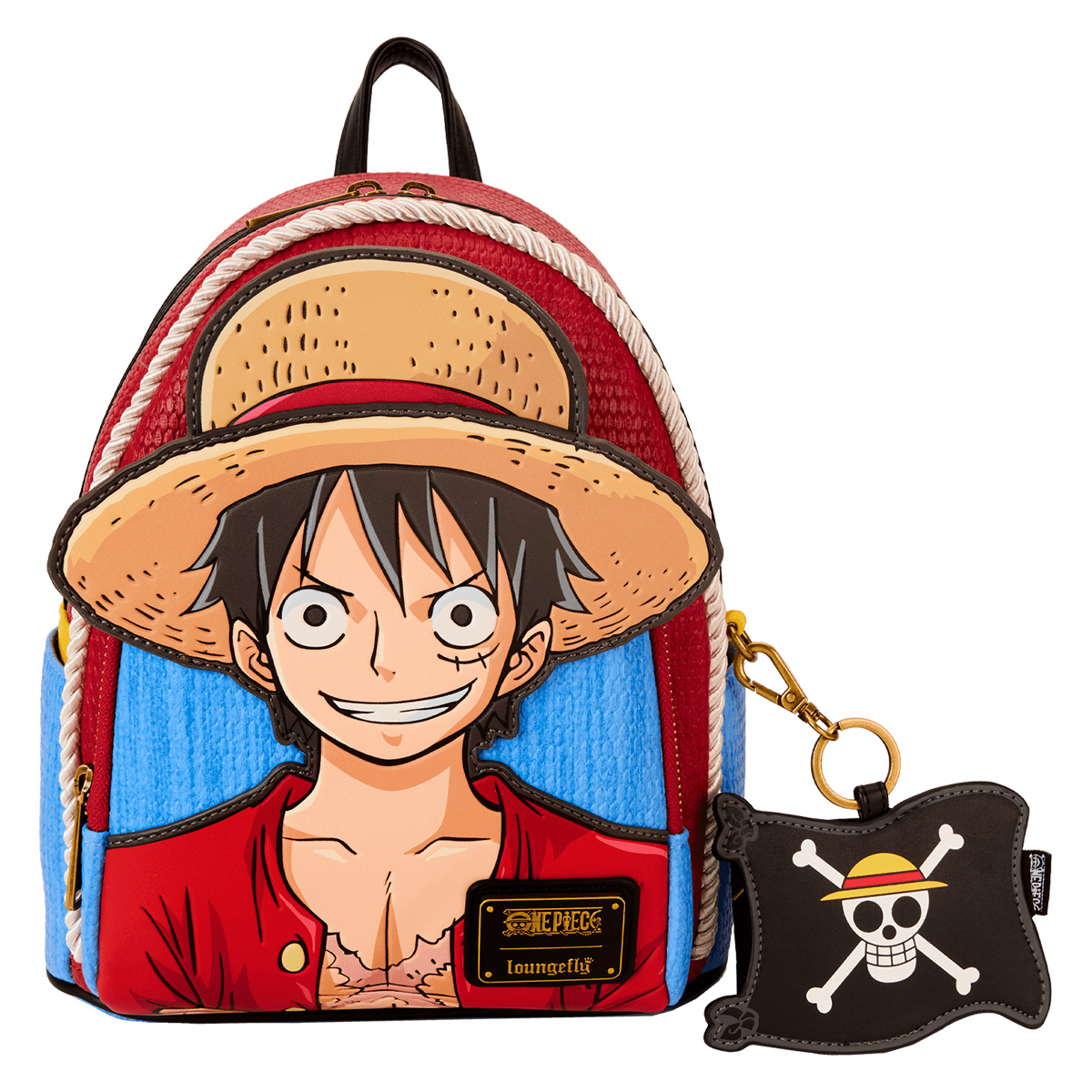 Mini-Mochila One Piece: Luffy com Chapéu de Palha (NYCC)