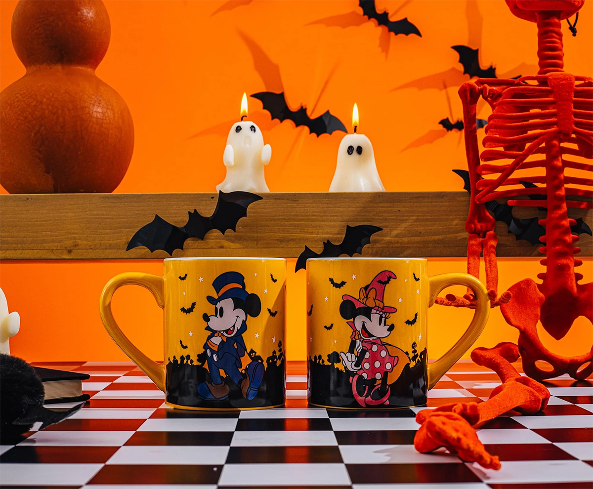 Canecas de Halloween Mickey e Minnie Mouse