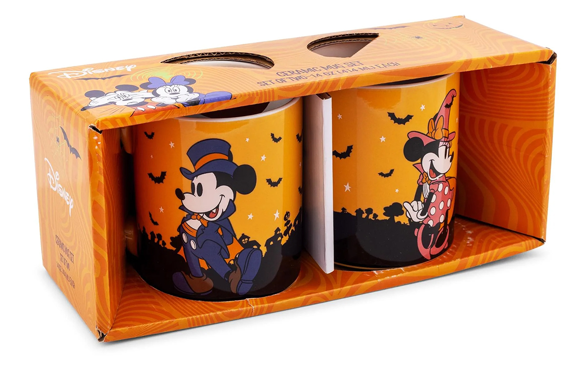 Canecas de Halloween Mickey e Minnie Mouse