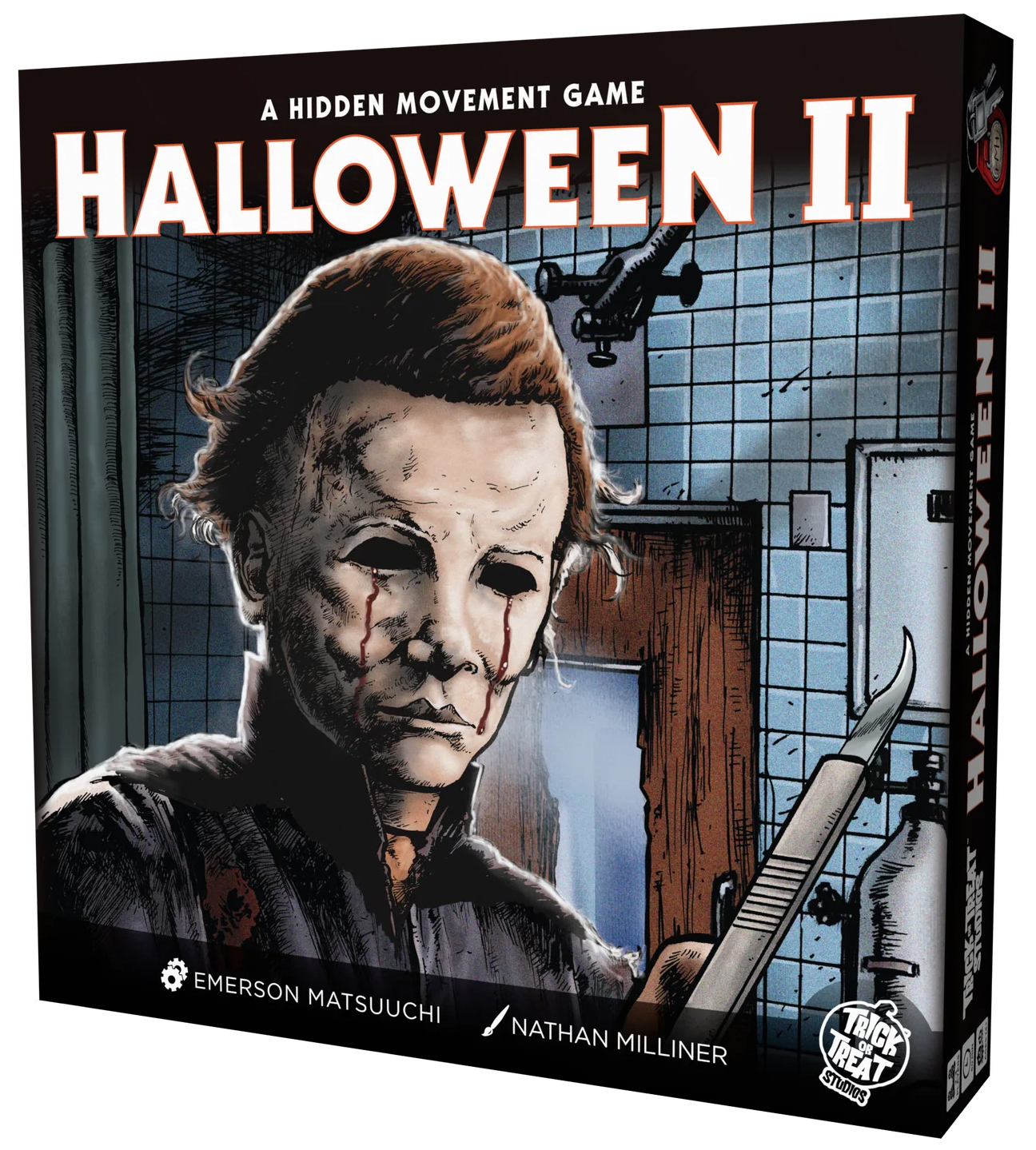 Jogo de Tabuleiro Halloween 2 - O Pesadelo Continua com Michael Myers e Laurie Strode