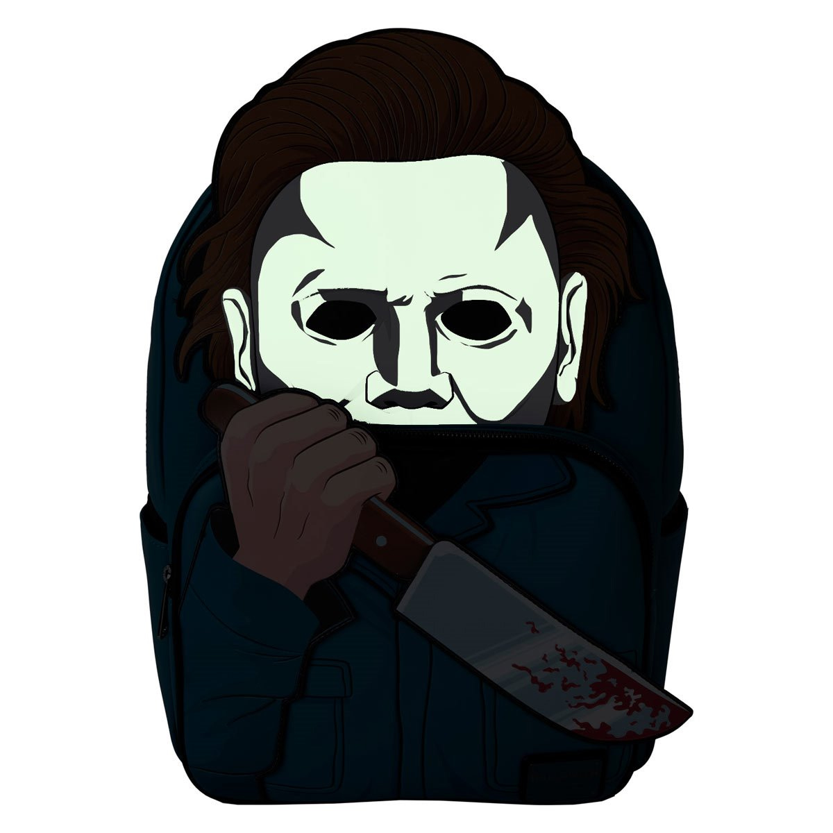 Michael Myers Halloween Laptop Backpack - The Night of Terror (Phosphorescent)