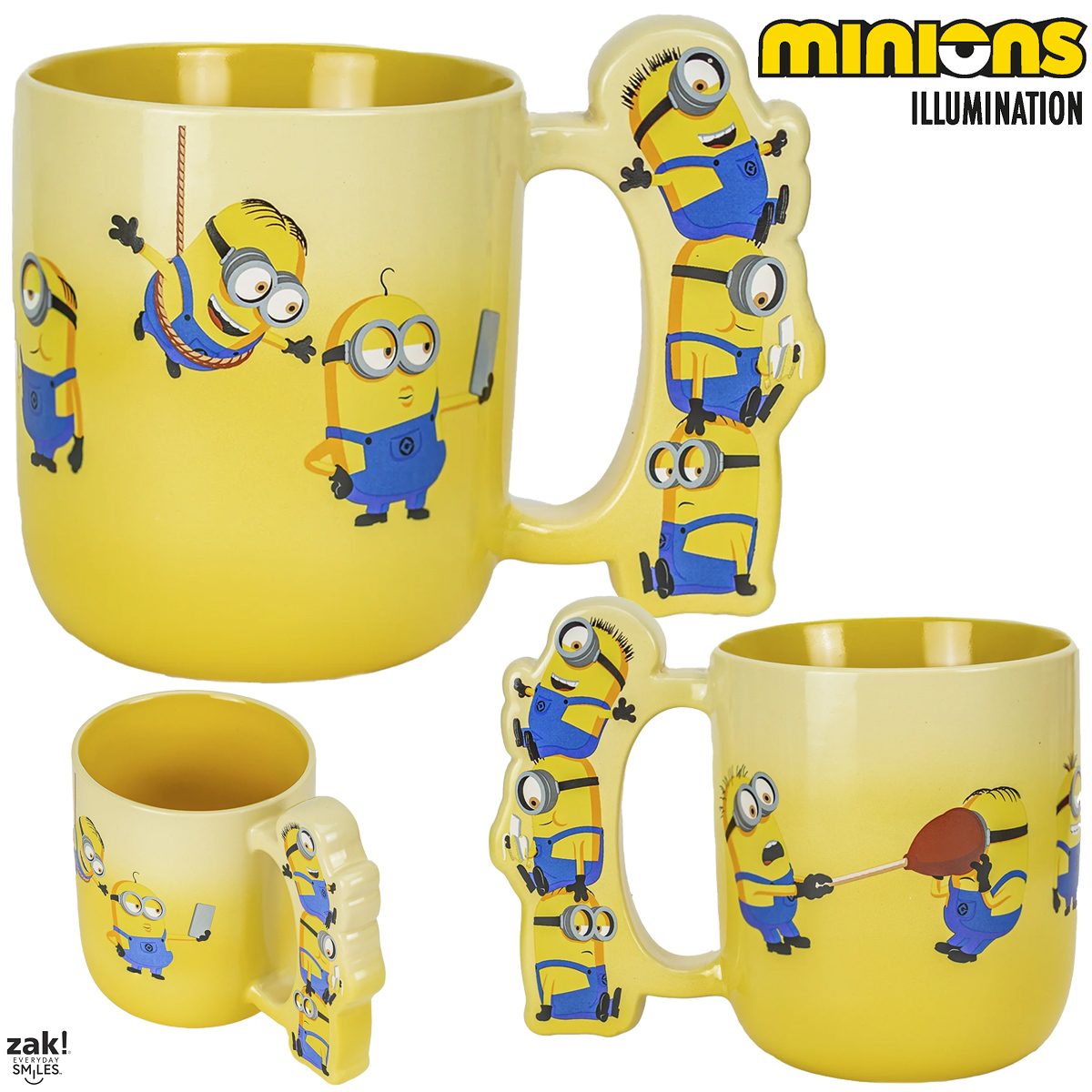 Caneca Minions com Alça Esculpida