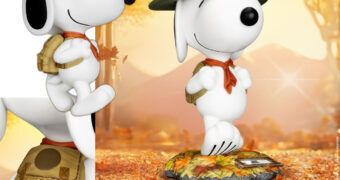 Snoopy “Beagle Scout” e Woodstock Escoteiro – Estátua de Luxo Beast Kingdom