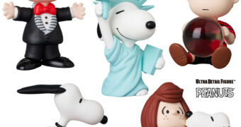 Bonecos Peanuts UDF Série 17 com Snoopy, Charlie Brown, Linus e Peppermint Patty (Medicom Japão)