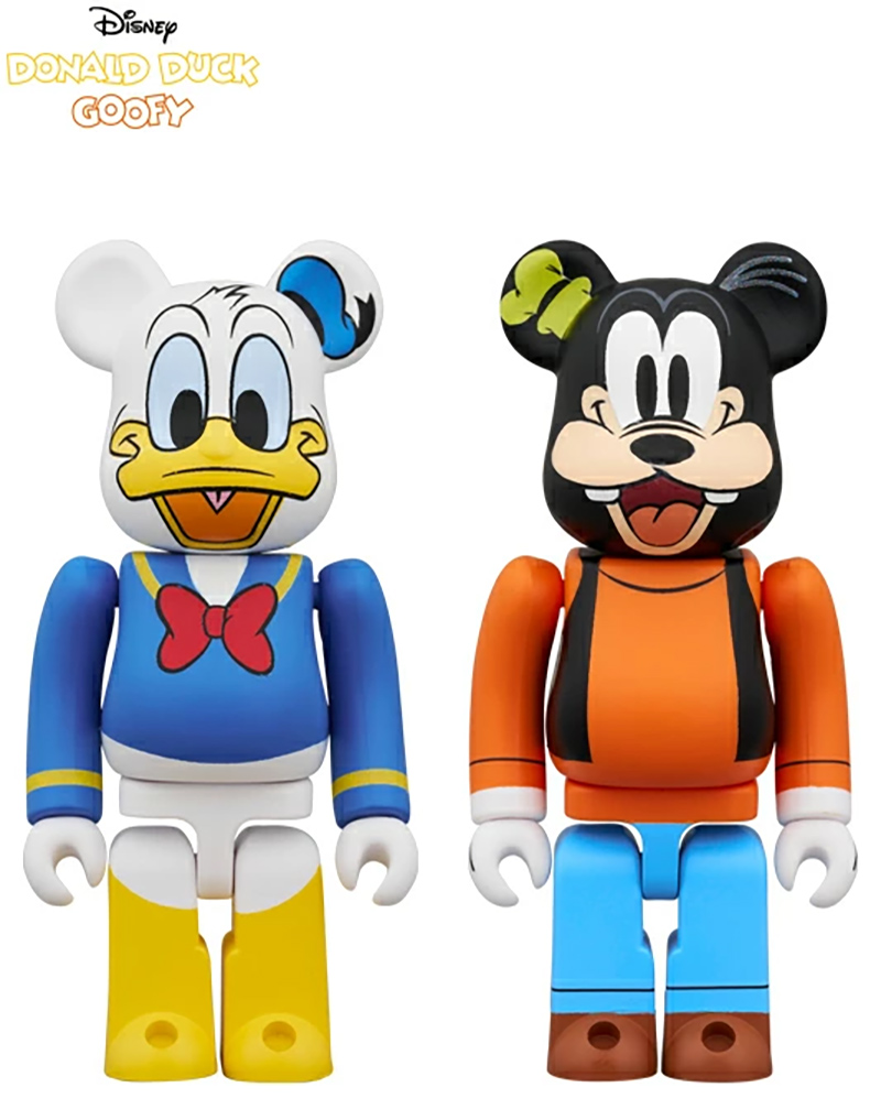 Bonecos Be@rbricks Disney: Pato Donald e Pateta