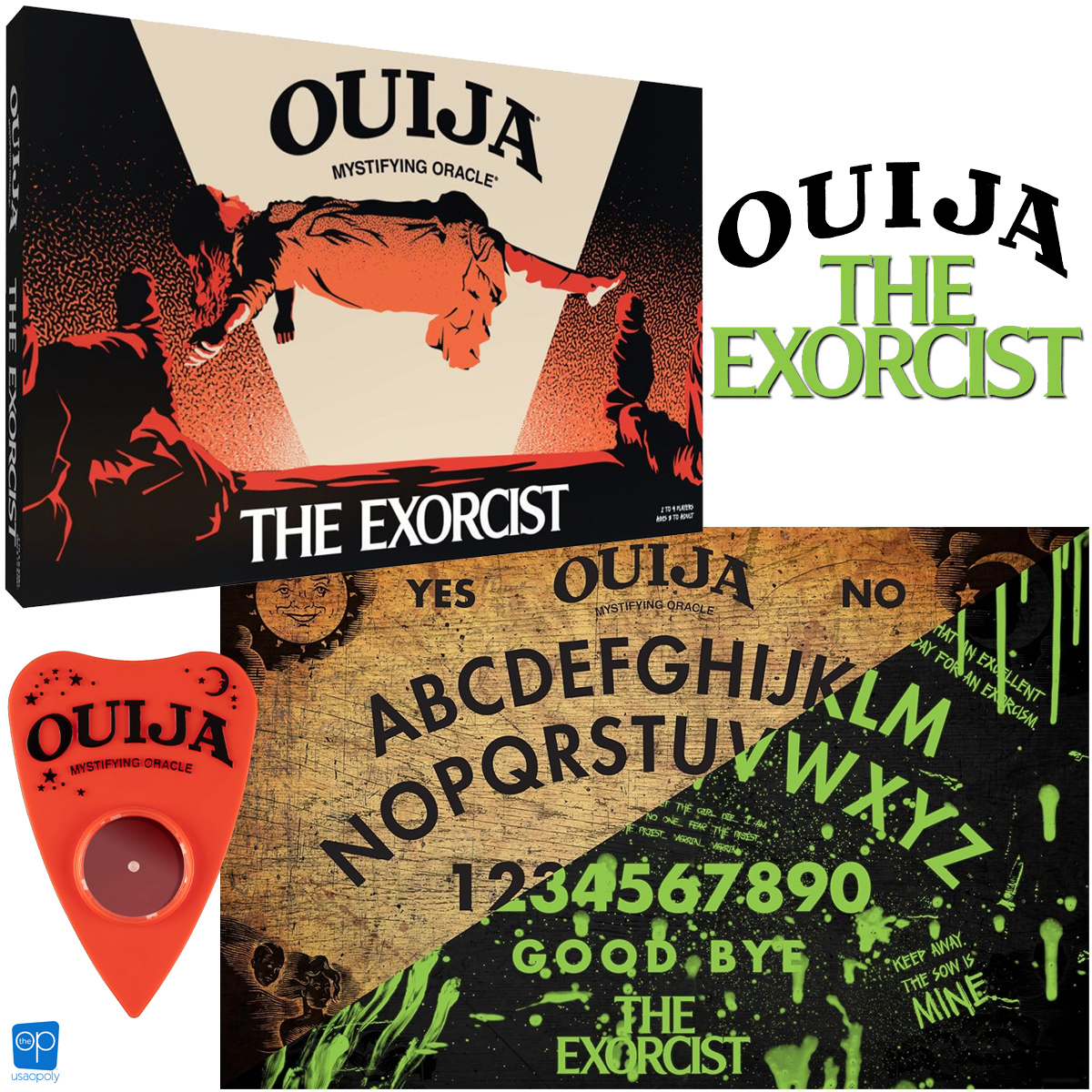 Tábua Ouija O Exorcista de William Friedkin e William Peter Blatty (1973)