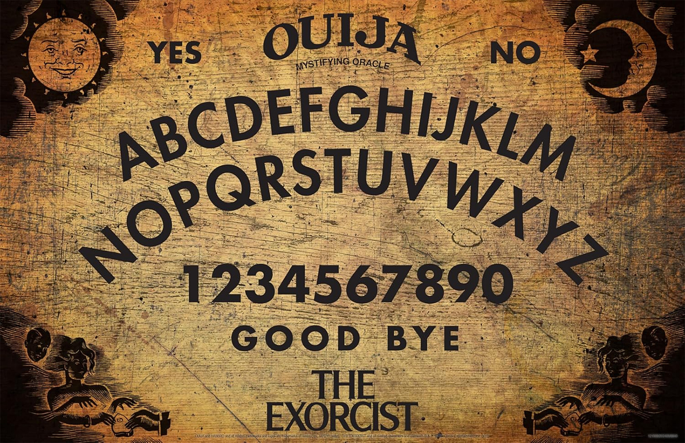 Tábua Ouija O Exorcista de William Friedkin e William Peter Blatty (1973)