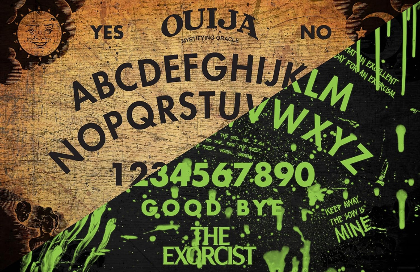 Tábua Ouija O Exorcista de William Friedkin e William Peter Blatty (1973)