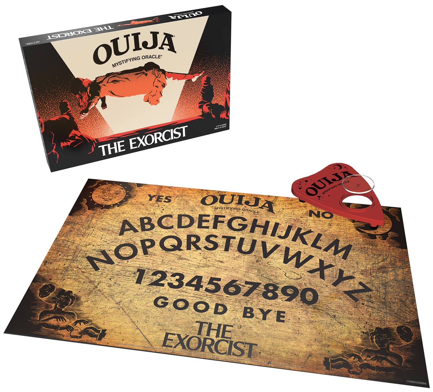 Tábua Ouija O Exorcista de William Friedkin e William Peter Blatty (1973)