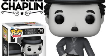 Boneco Charlie Chaplin Pop! Icons como Carlitos, o Vagabundo (Funko)