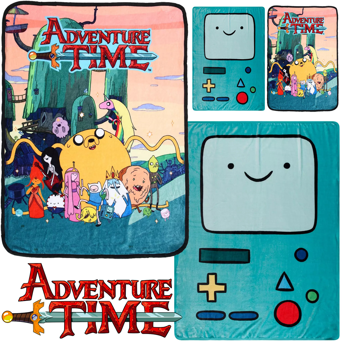 Cobertores de Lance Adventure Time