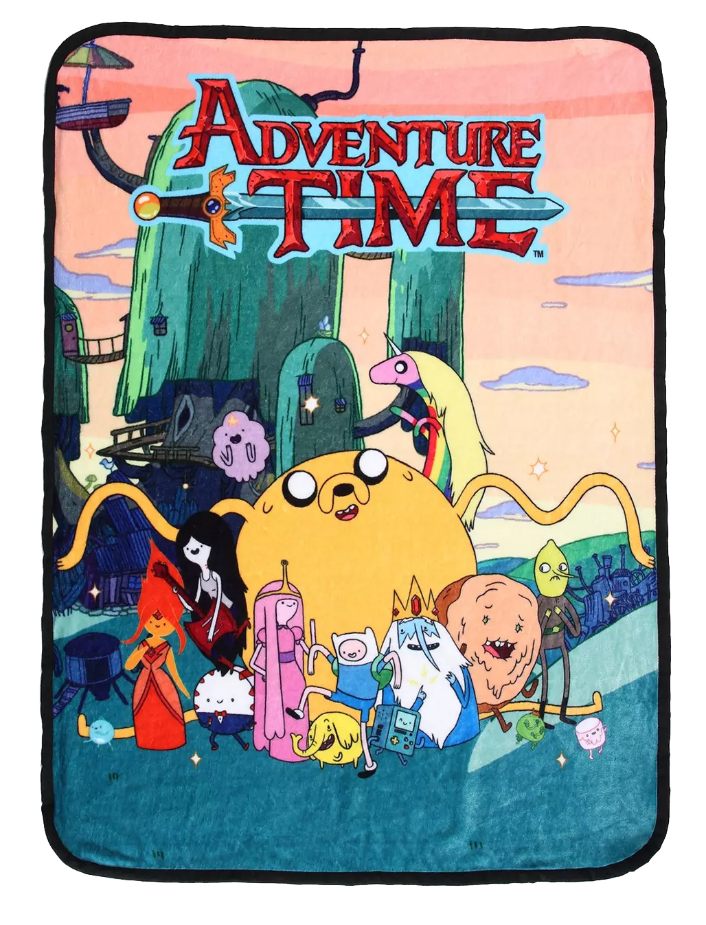 Adventure Time Throw Blankets