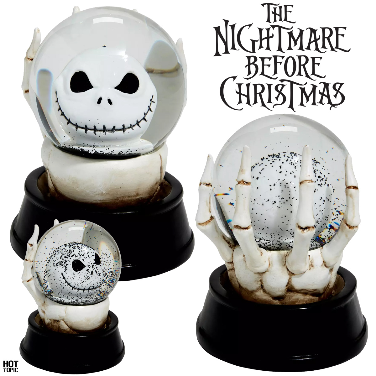 Globo de Neve Jack Skellington The Nightmare Before Christmas de Tim Burton