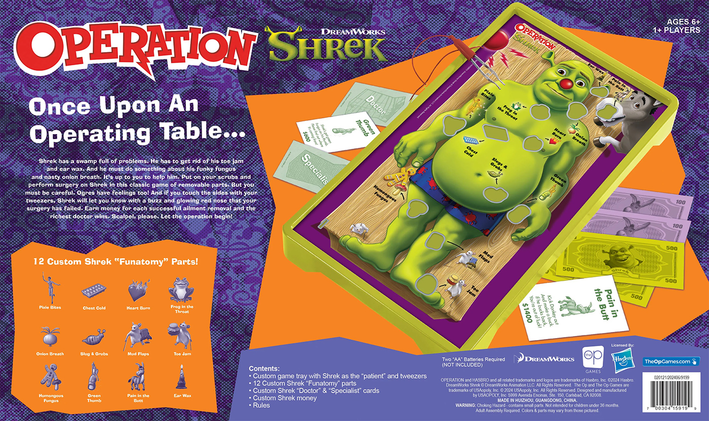 Operation Shrek game