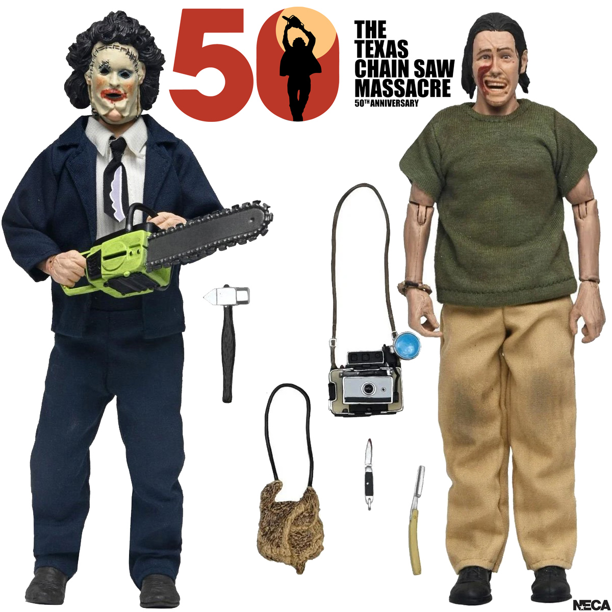 Action Figures Neca Clothed O Massacre da Serra Elétrica 50 Anos