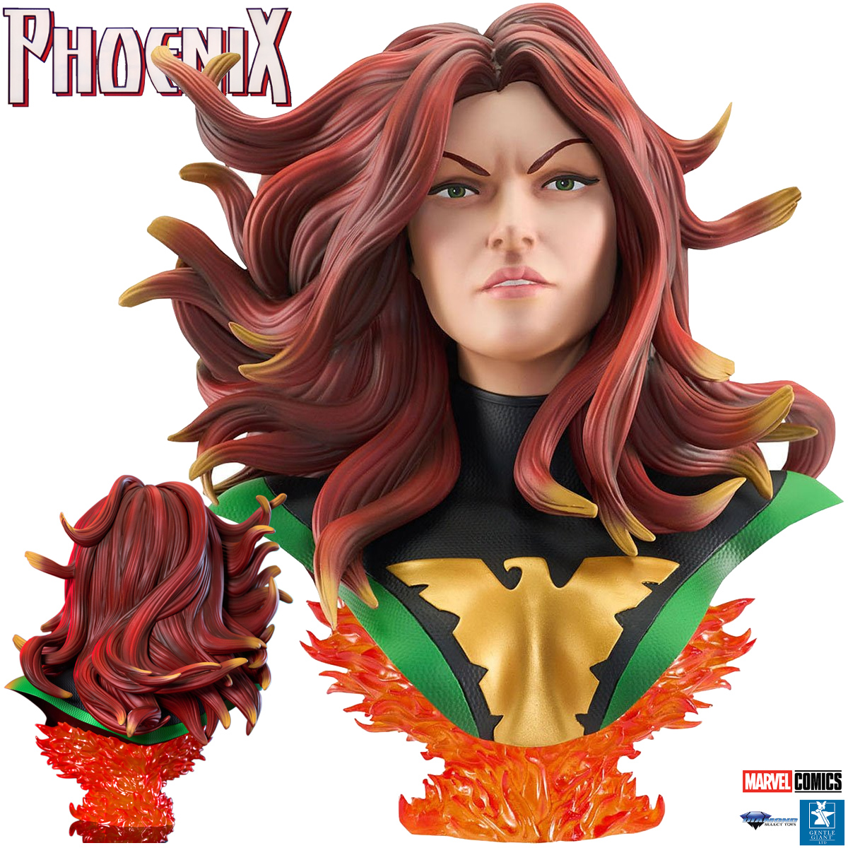 Busto Jean Grey Phoenix Legends in 3-D (Marvel X-Men Comics)