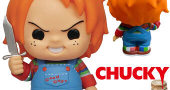 Cofre Chucky, o Brinquedo Assassino PVC Figural Bank (Chibi)