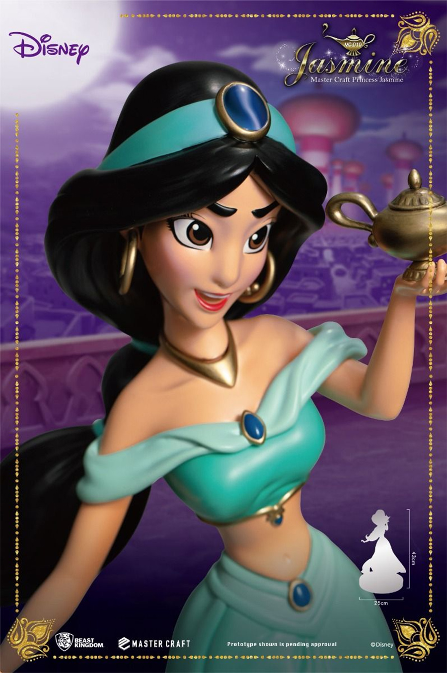 Princess Jasmine Master Craft - Aladdin Disney (Beast Kingdom) Deluxe Statue