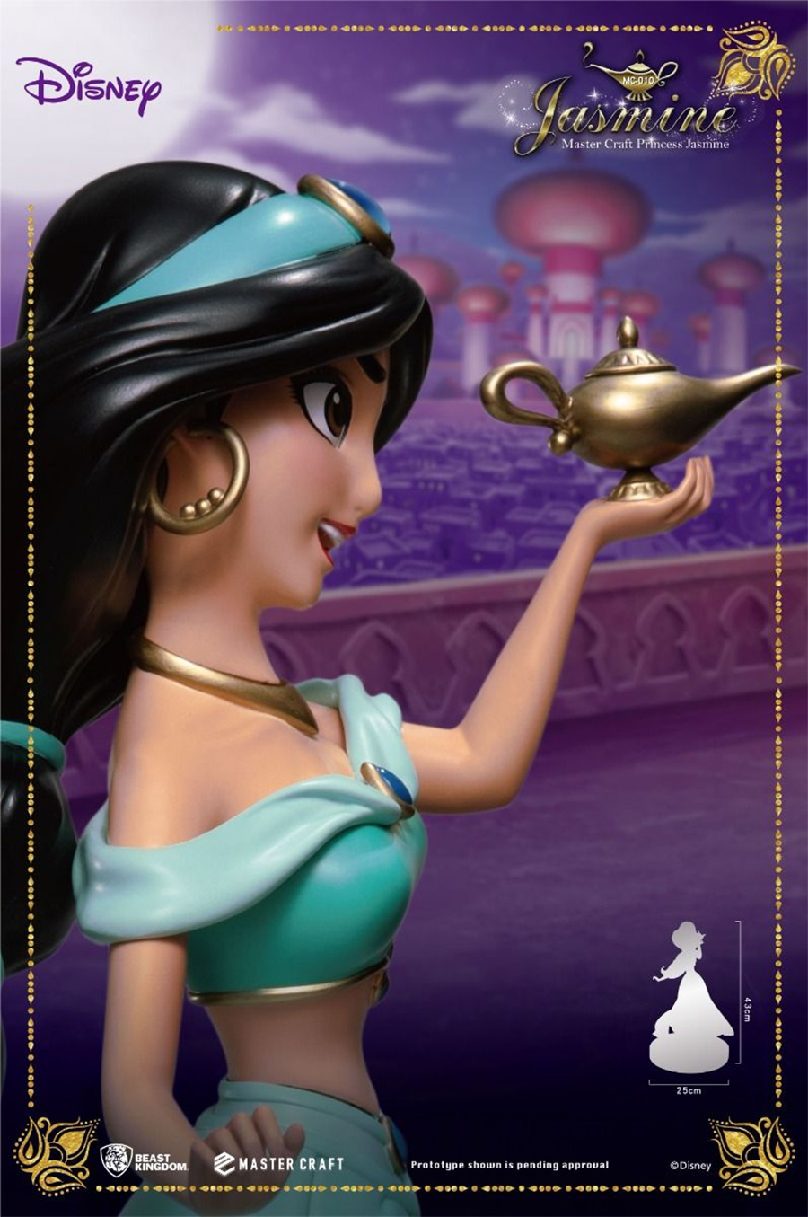 Princess Jasmine Master Craft - Aladdin Disney (Beast Kingdom) Deluxe Statue