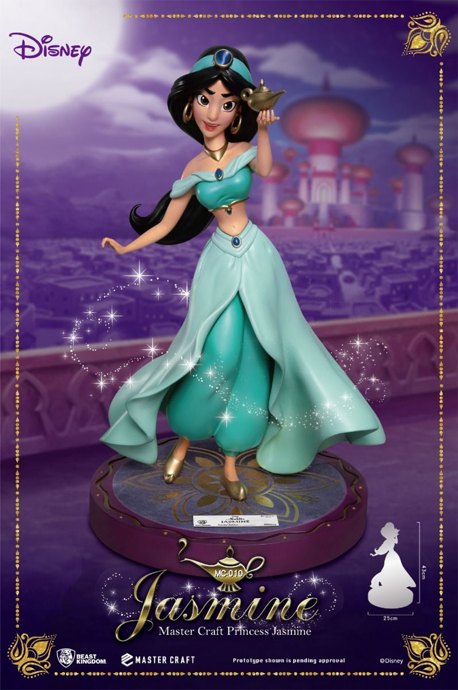 Princess Jasmine Master Craft - Aladdin Disney (Beast Kingdom) Deluxe Statue