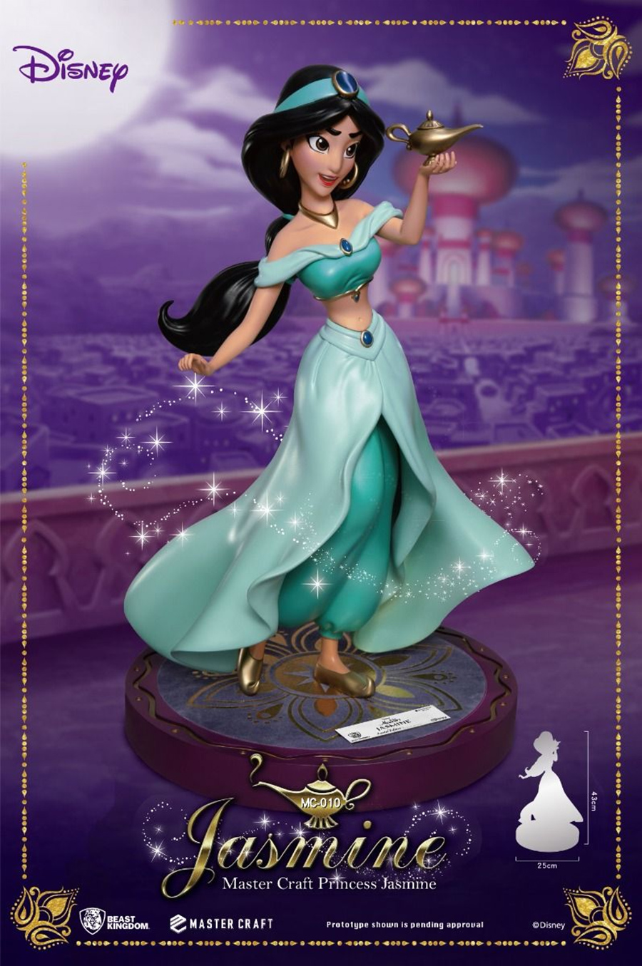 Princess Jasmine Master Craft - Aladdin Disney (Beast Kingdom) Deluxe Statue