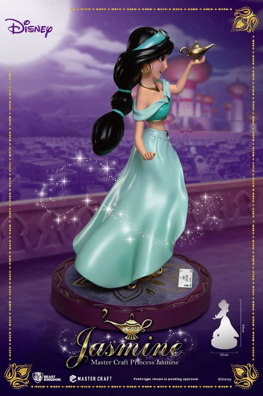 Princesa Jasmine Master Craft - Estátua de Luxo Aladdin Disney (Beast Kingdom)