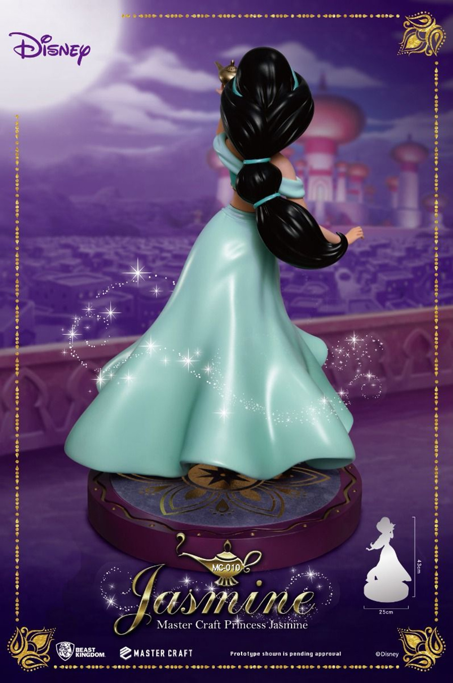 Princess Jasmine Master Craft - Aladdin Disney (Beast Kingdom) Deluxe Statue