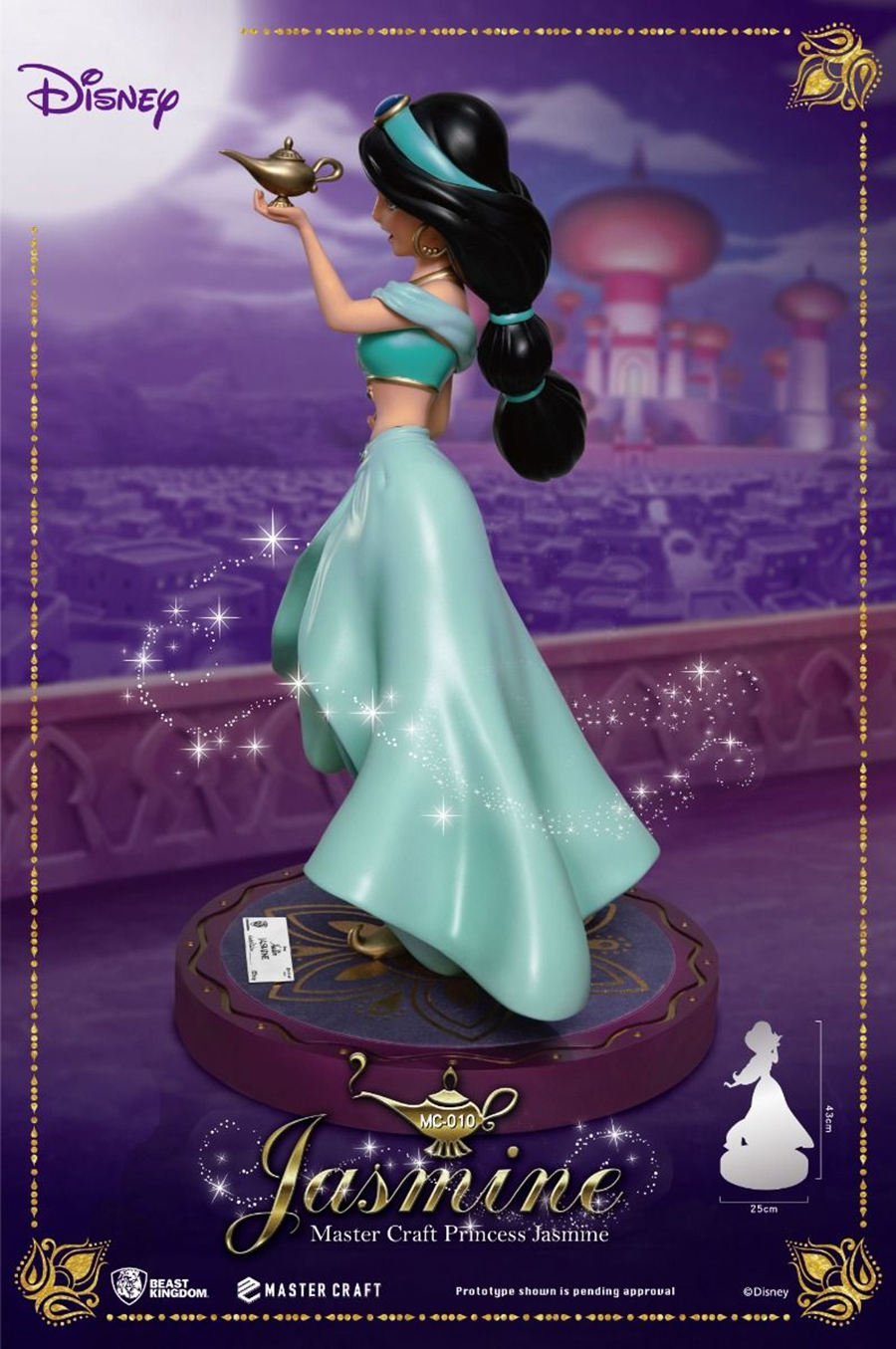 Princesa Jasmine Master Craft - Estátua de Luxo Aladdin Disney (Beast Kingdom)