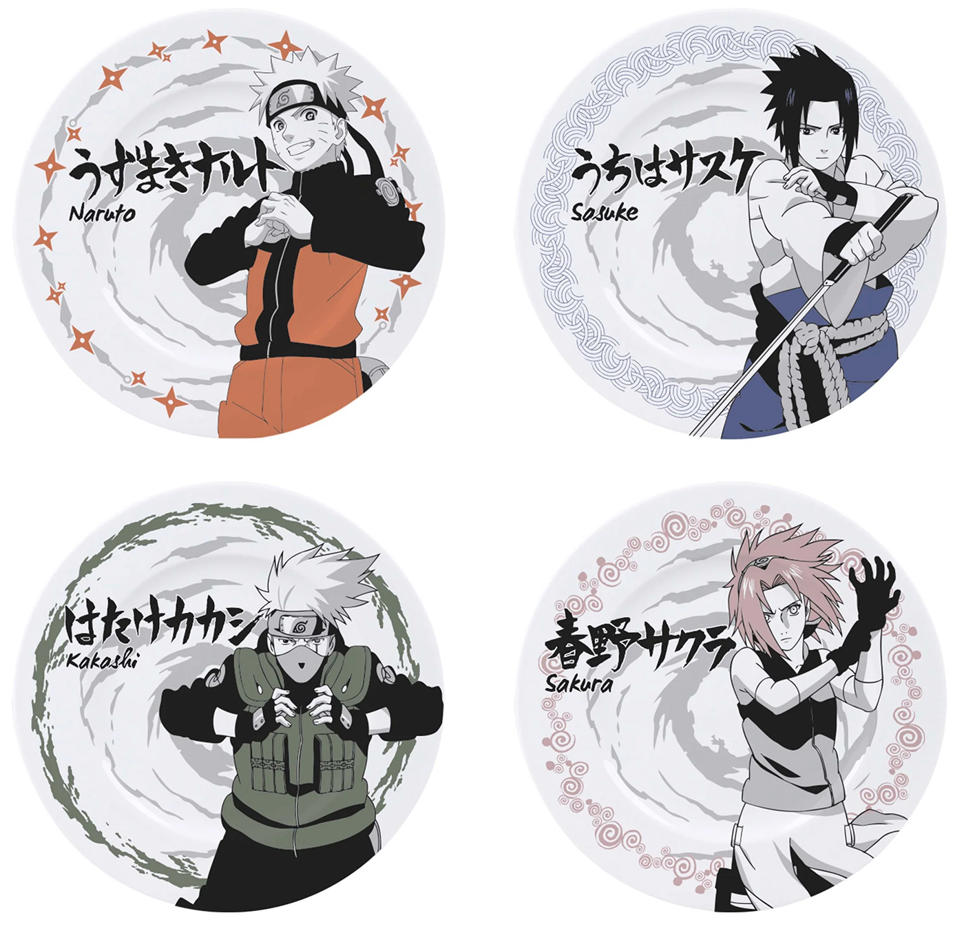 Set de Pratos Naruto Shippuden