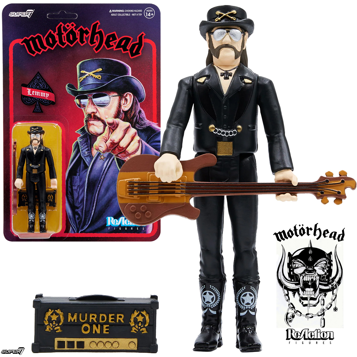 Action Figure Lemmy “Modern Cowboy” ReAction do Motorhead