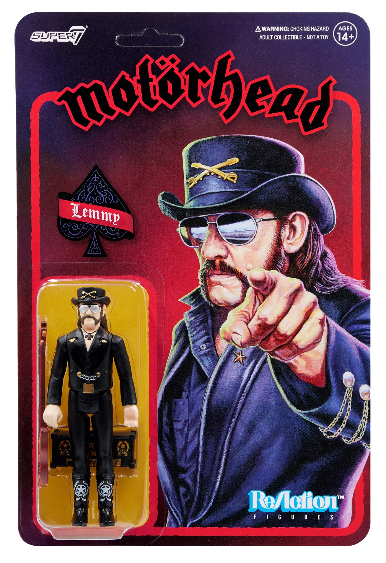 Action Figure Lemmy “Modern Cowboy” ReAction do Motorhead