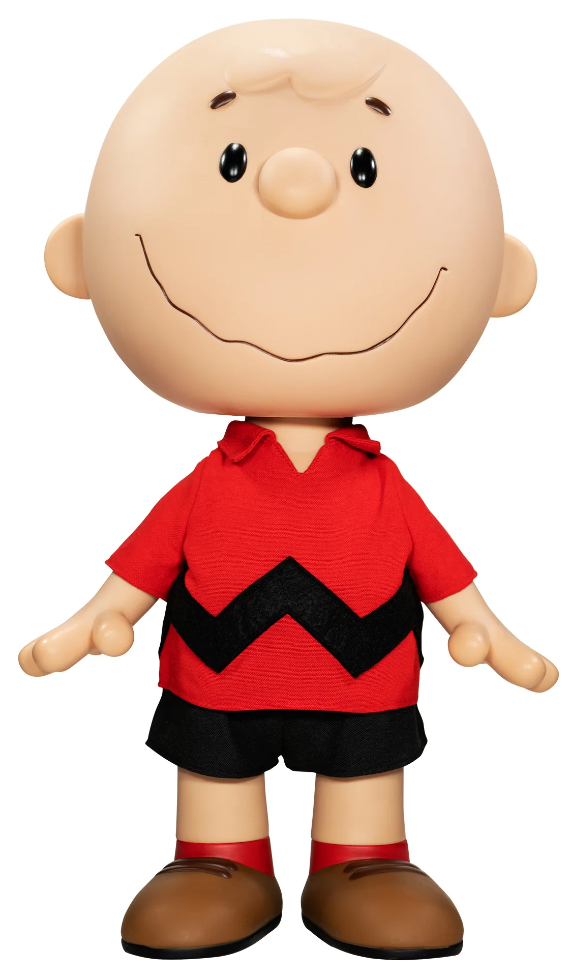 Giant Peanuts SuperSize Doll: Charlie Brown with Red Polo Shirt