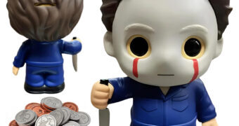 Cofre Michael Myers PVC Figural Bank Chorando Sangue em Halloween 2 (Chibi)