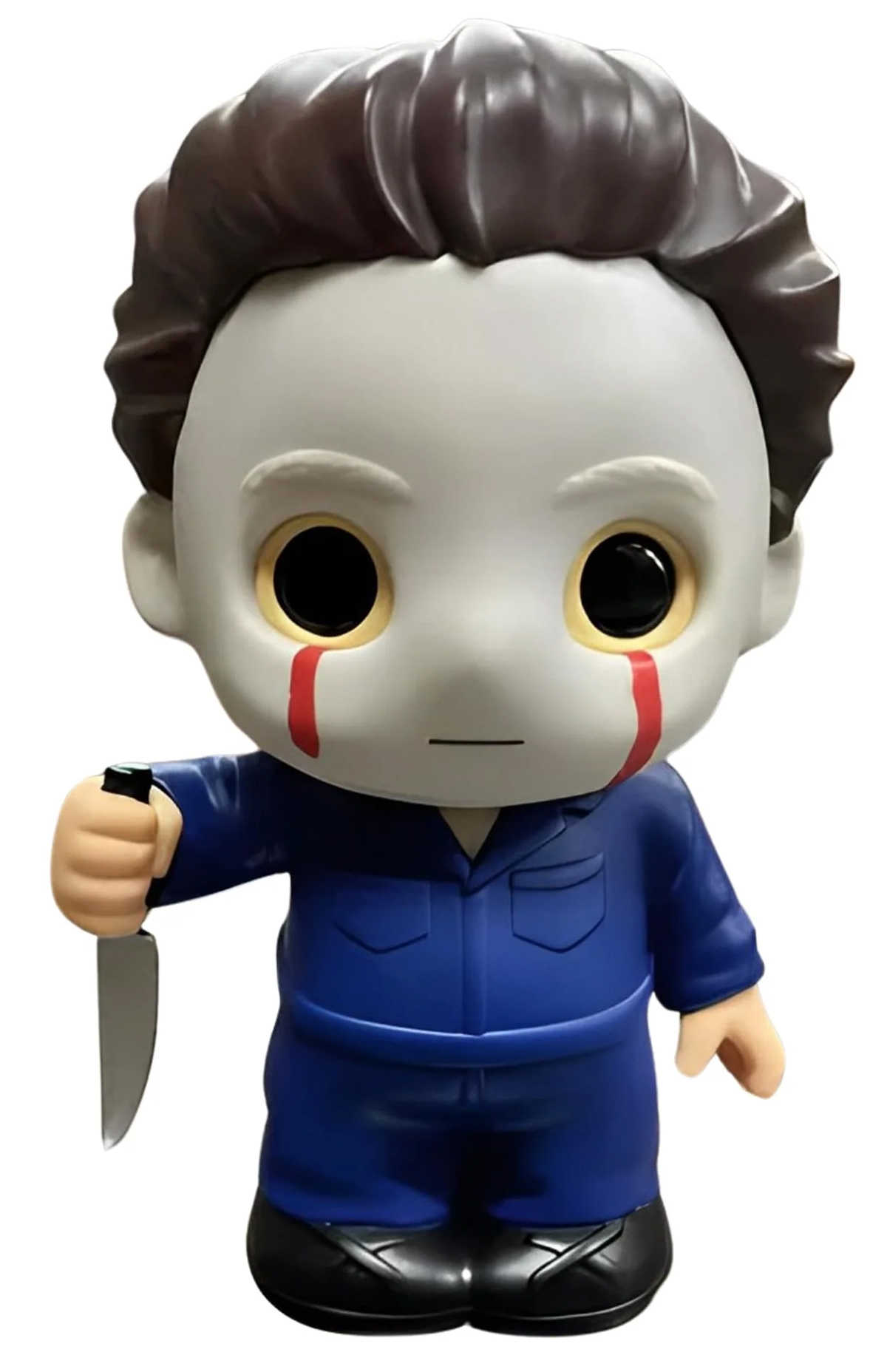 Cofre Michael Myers PVC Figural Bank Chorando Sangue em Halloween 2