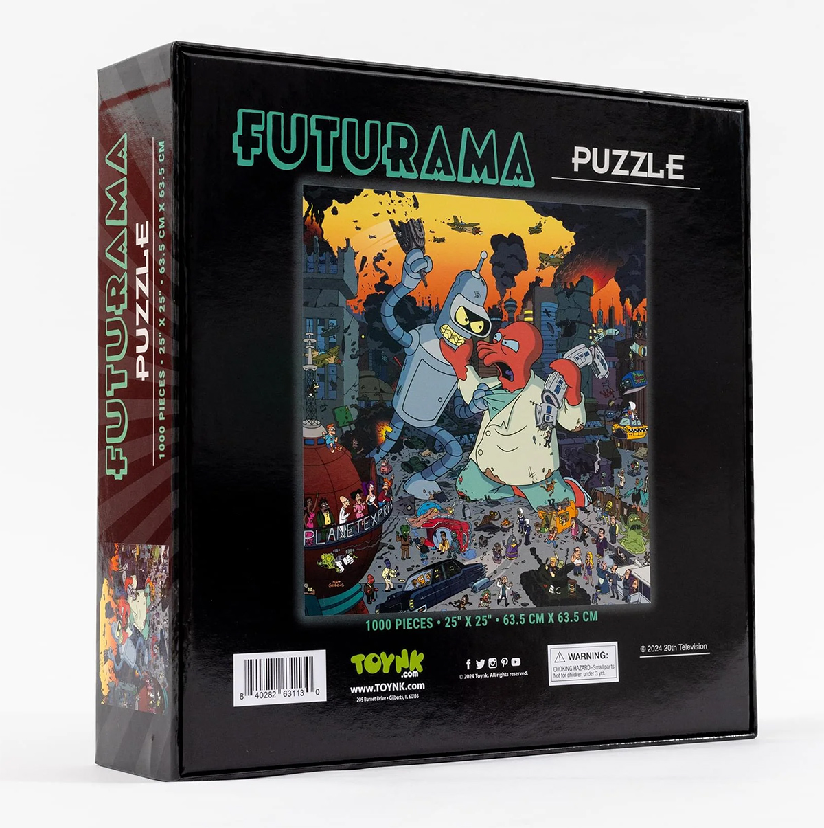 Futurama Puzzle: Bender vs. Zoidberg with 1,000 pieces