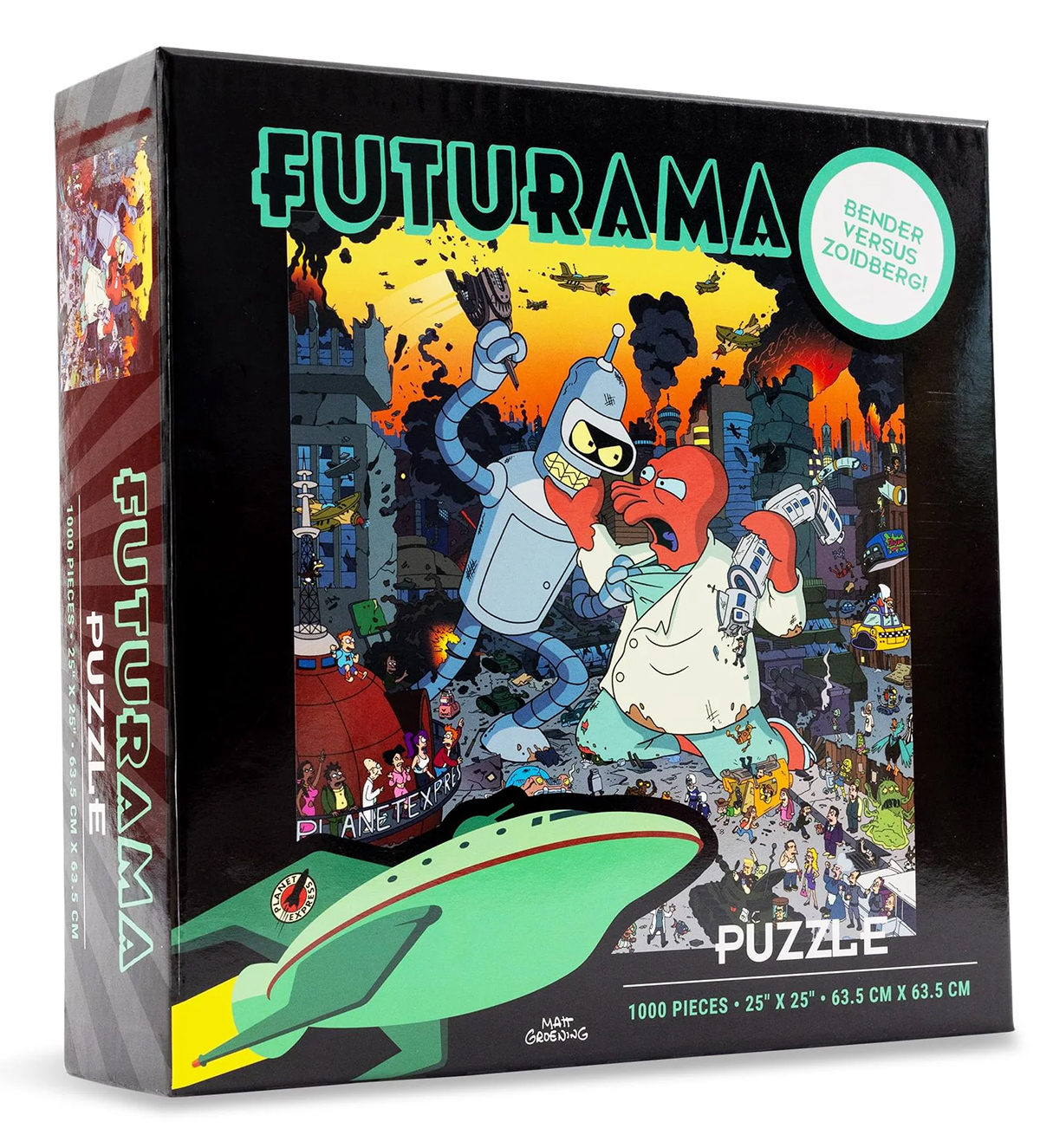 Futurama Puzzle: Bender vs. Zoidberg with 1,000 pieces