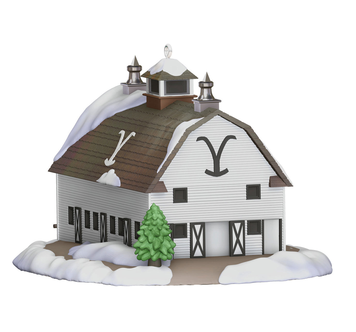 Yellowstone Series “Dutton Ranch Barn” Christmas Ornament