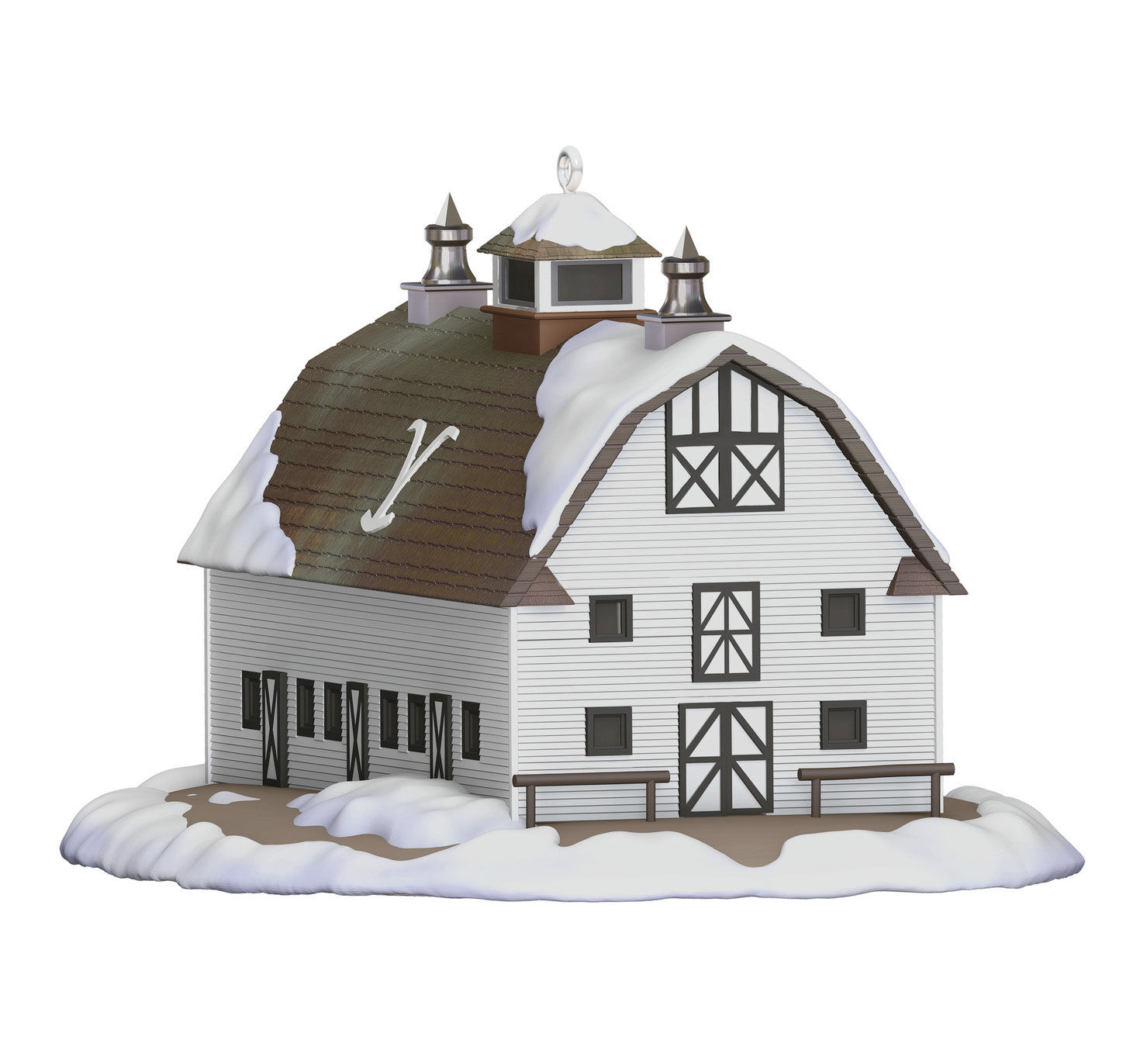 Yellowstone Series “Dutton Ranch Barn” Christmas Ornament