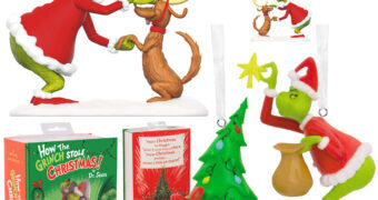 Enfeites Natalinos “Como o Grinch roubou o Natal” de Dr. Seuss