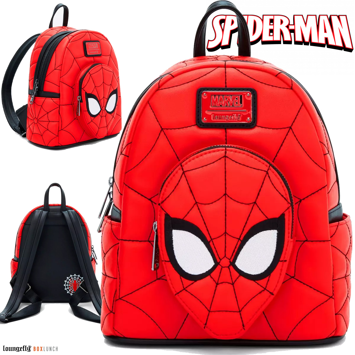 Mini-Mochila Máscara do Homem-Aranha