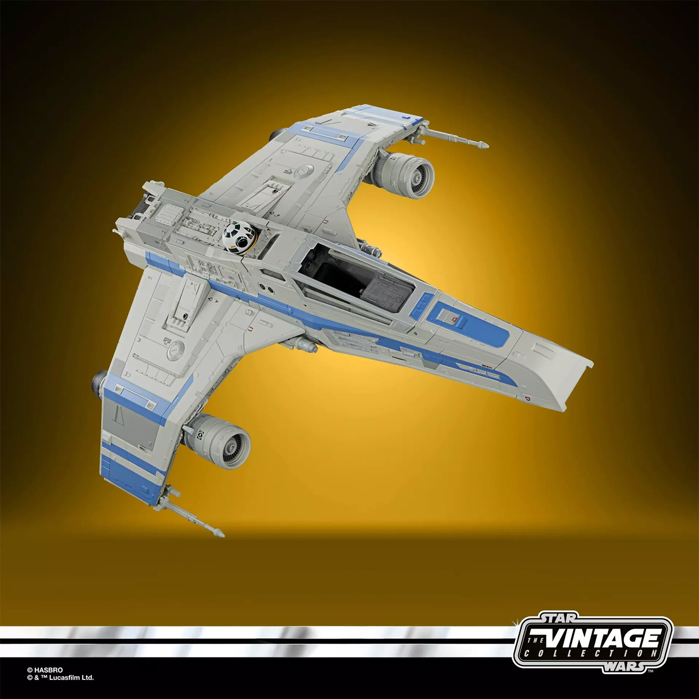 New Republic E-Wing Escort Fighter and Droid KE4-N4 (Star Wars The Vintage Collection)