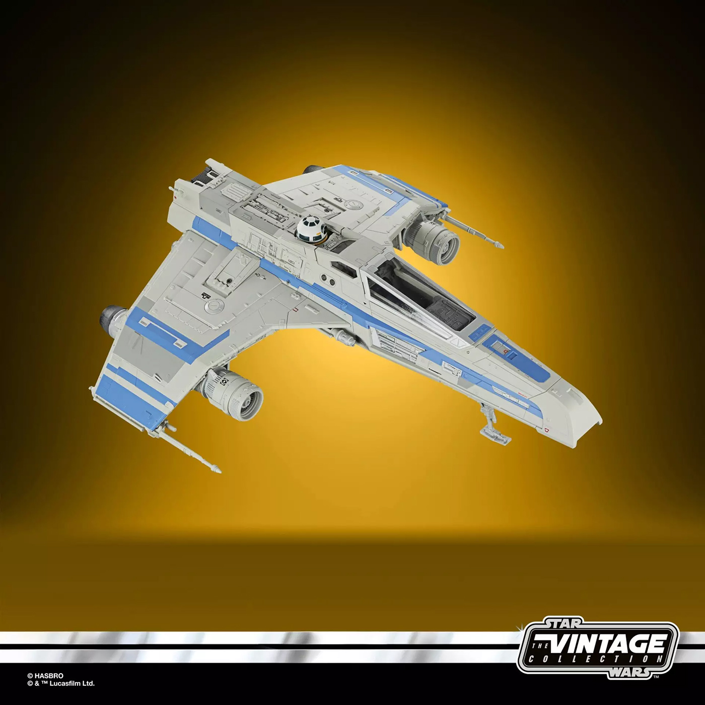 New Republic E-Wing Escort Fighter and Droid KE4-N4 (Star Wars The Vintage Collection)