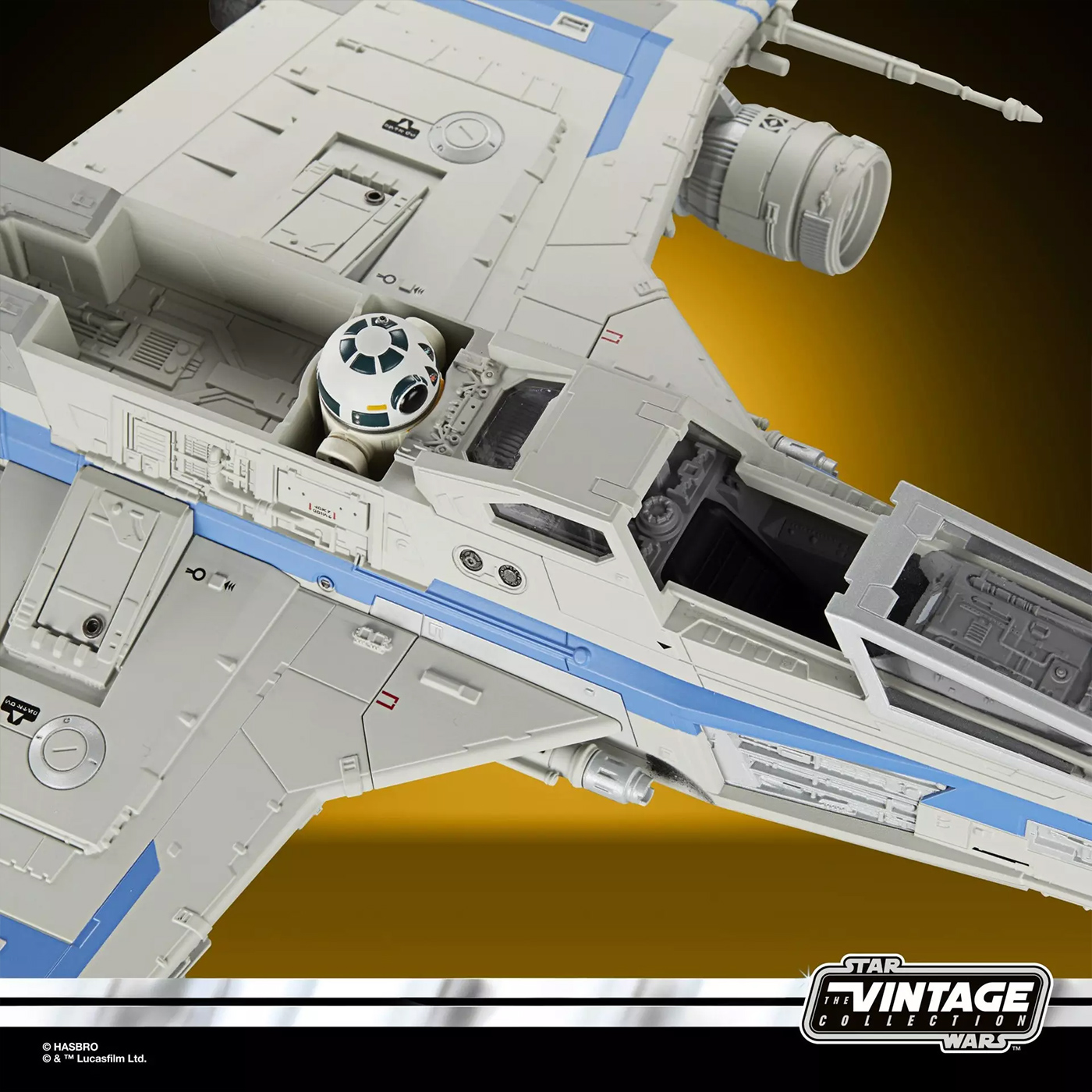 New Republic E-Wing Escort Fighter and Droid KE4-N4 (Star Wars The Vintage Collection)